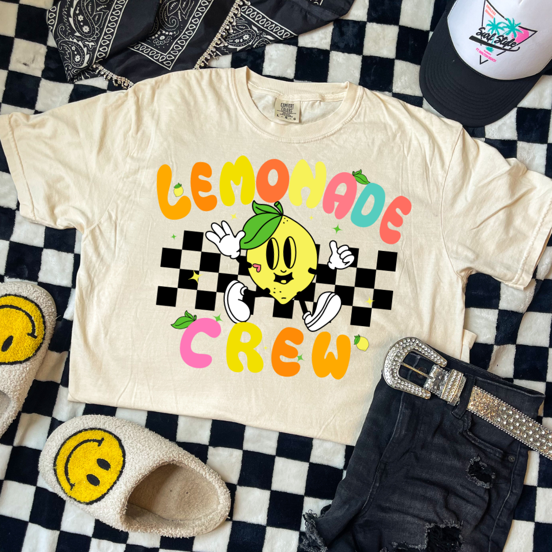 Lemonade Crew DTF Transfer
