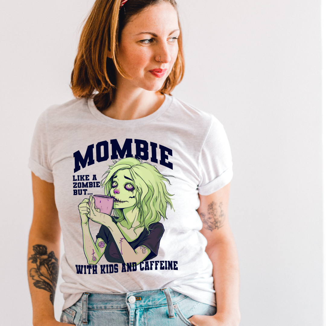 Mombie Kids and Caffiene DTF Transfer