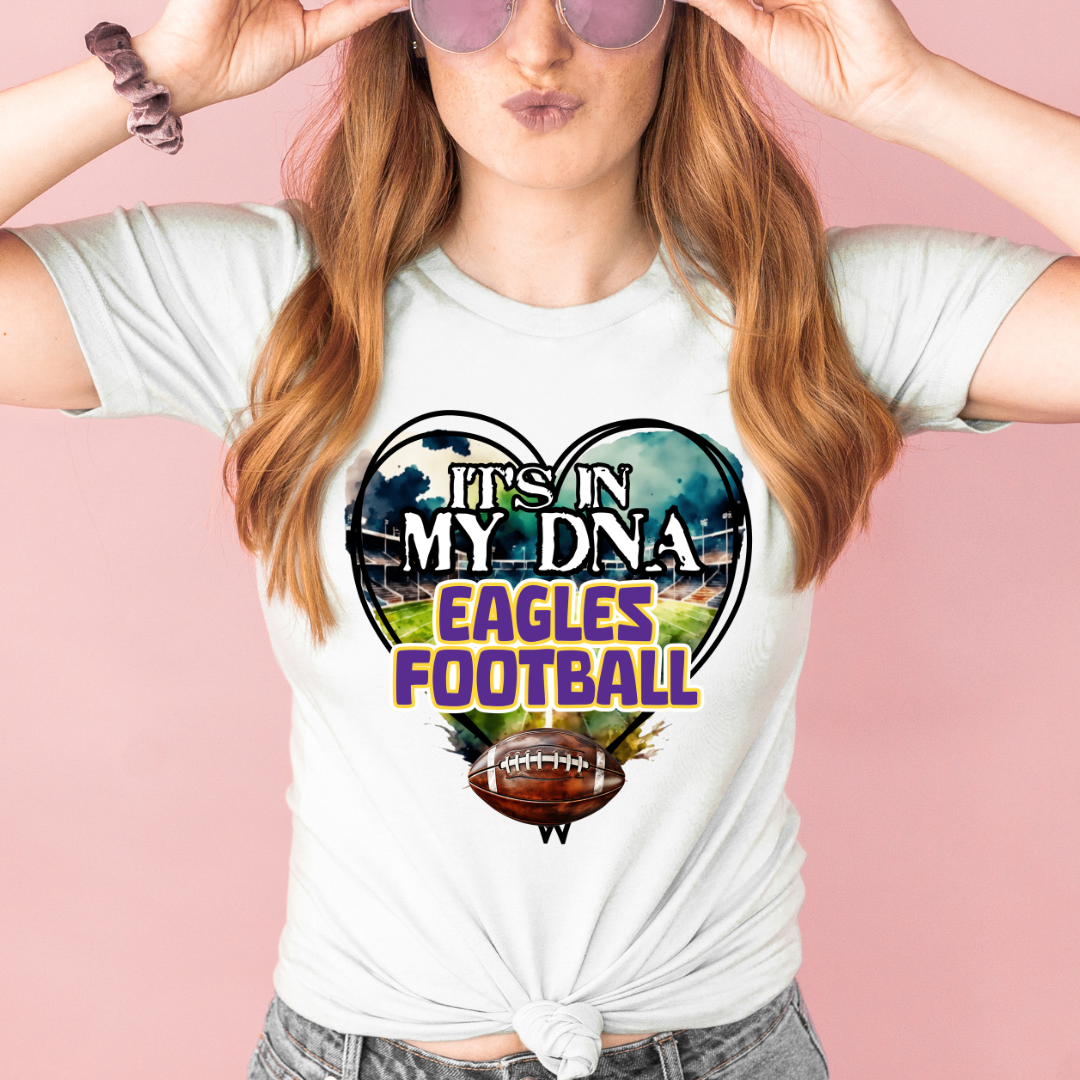 It's In My DNA War Eagles Purple DTF