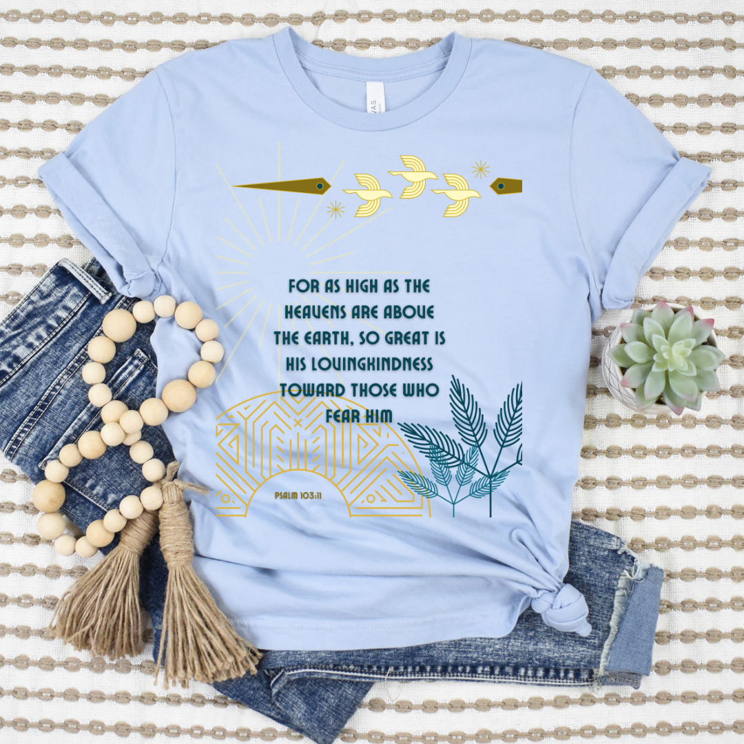 Psalm 103:11 v.2 DTF Transfer