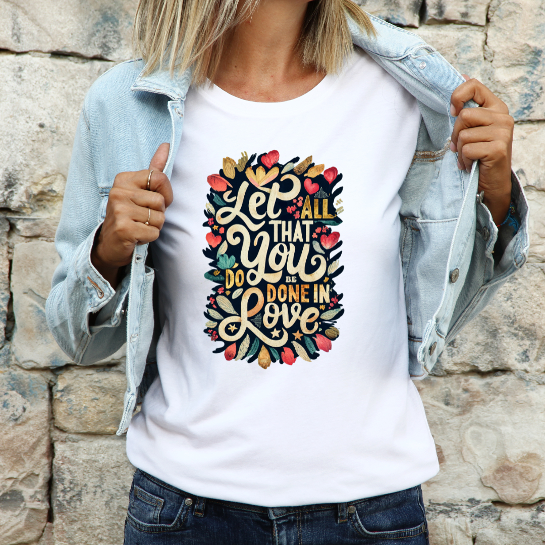 Let All That You Do Be Done In Love DTF