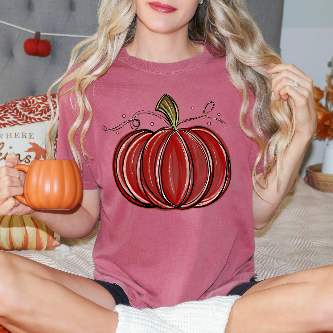 Painted Pumpkins DTF Transfer