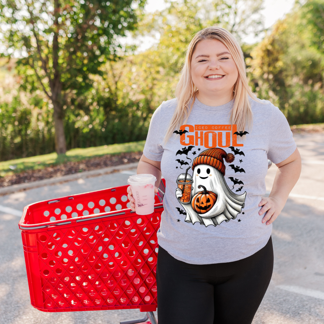 Iced Coffee Ghoul DTF Transfer