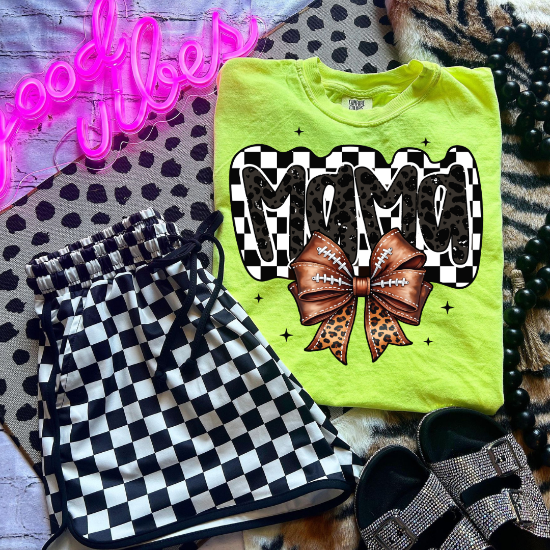 *Mama Sports Bow DTF Transfer