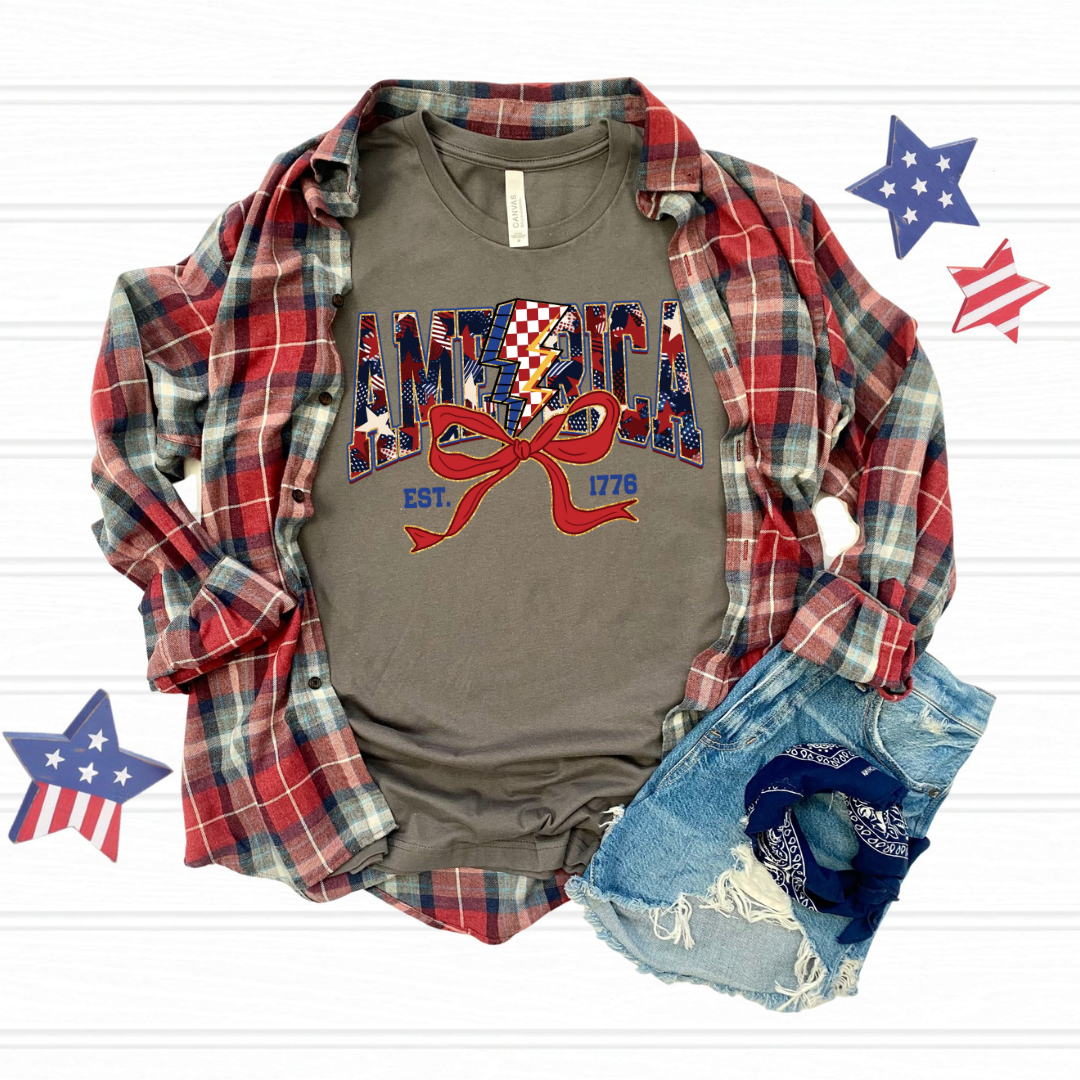 America Bow DTF Transfer