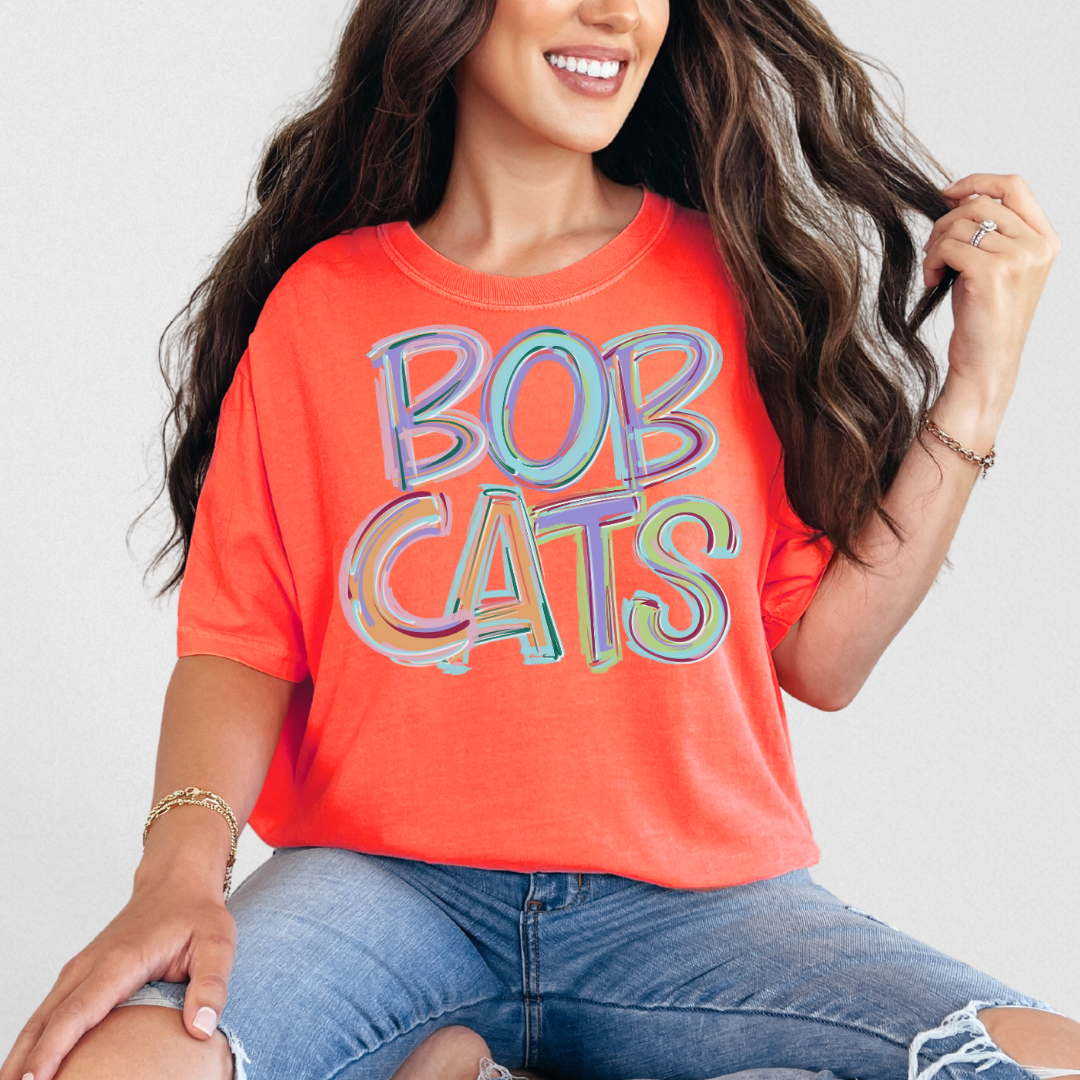 Tilted Alpha Mascot DTF Transfer