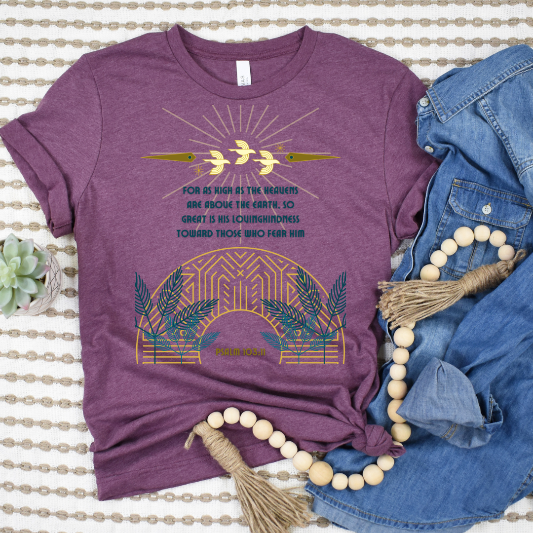 Psalm 103:11 DTF Transfer