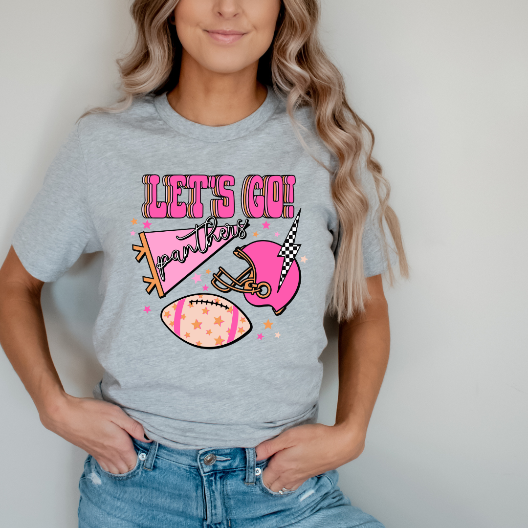 Let's Go Pink Panthers DTF