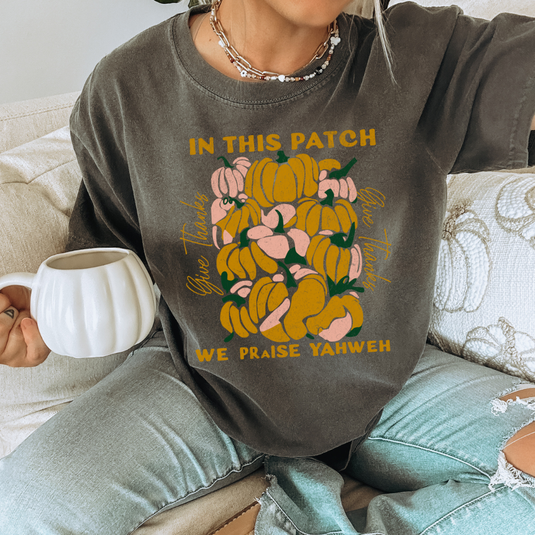 In This Patch We Give Thanks DTF Transfer