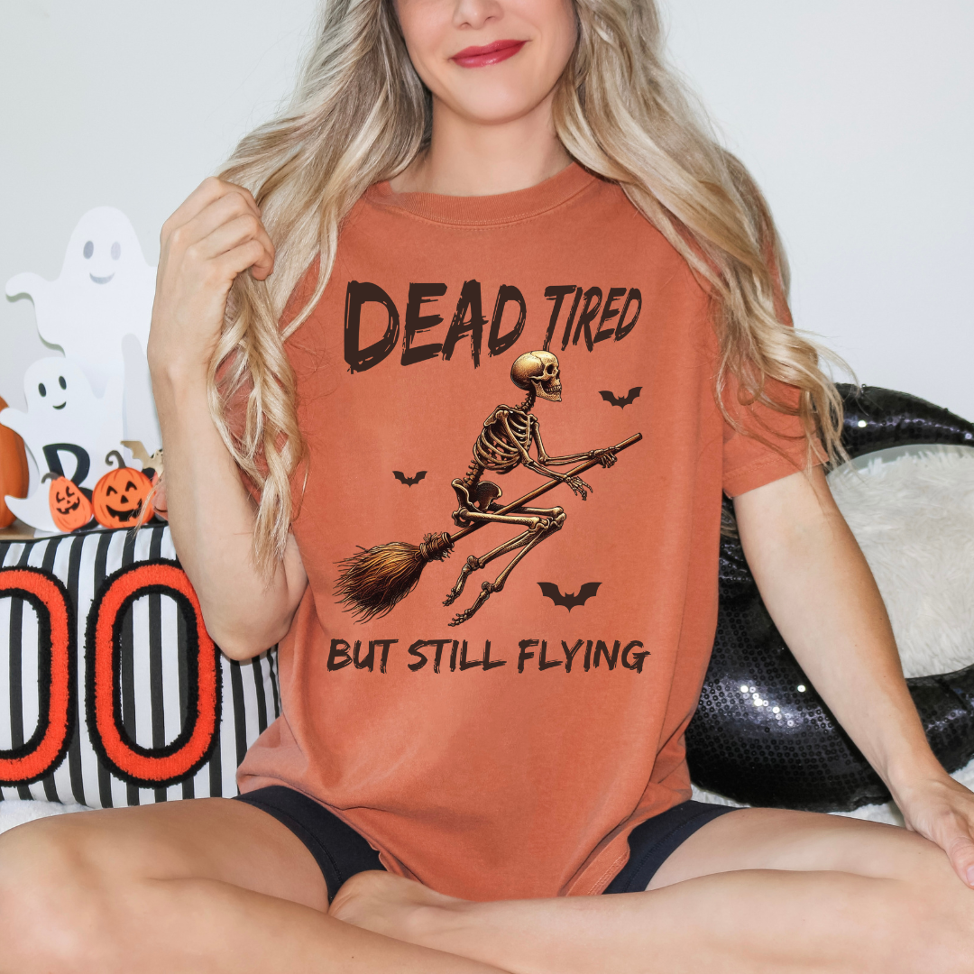 Dead Tired But Still Flying DTF Transfer