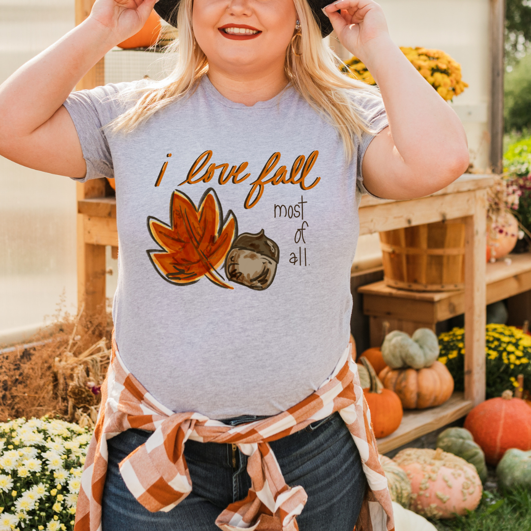 I Love Fall Most of All DTF