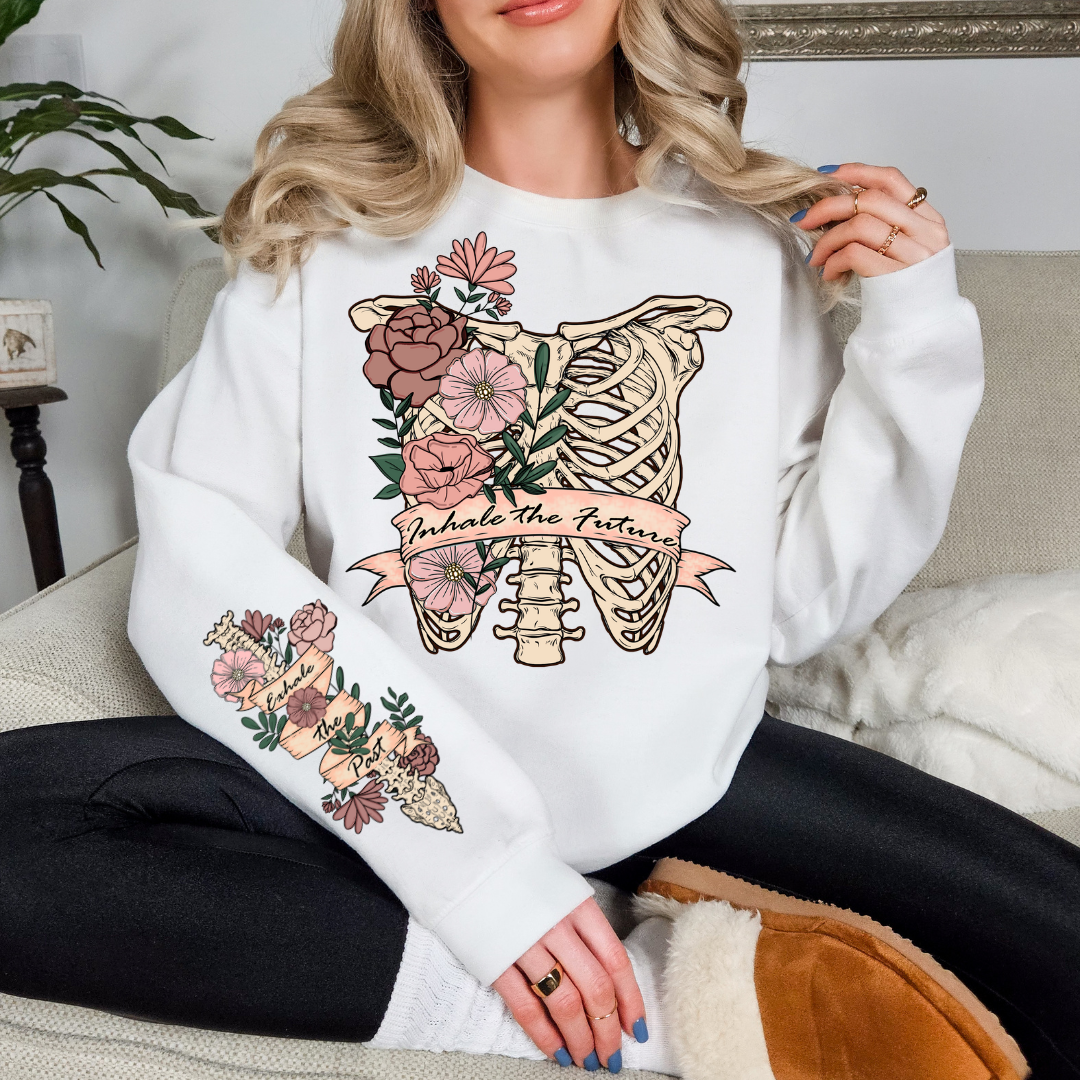 Inhale The Future, Exhale The Past DTF Transfer