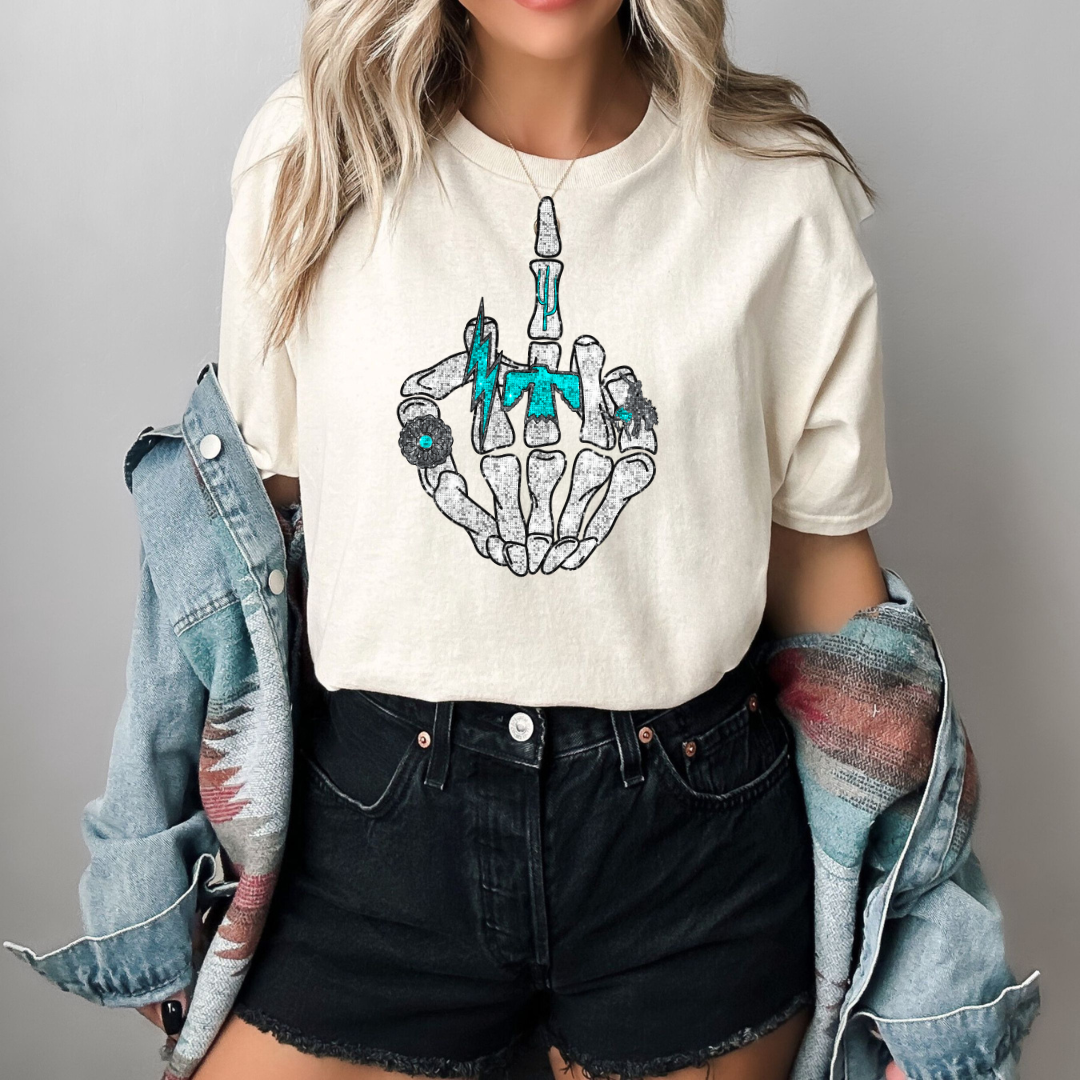 Sparkle Turquoise Hand