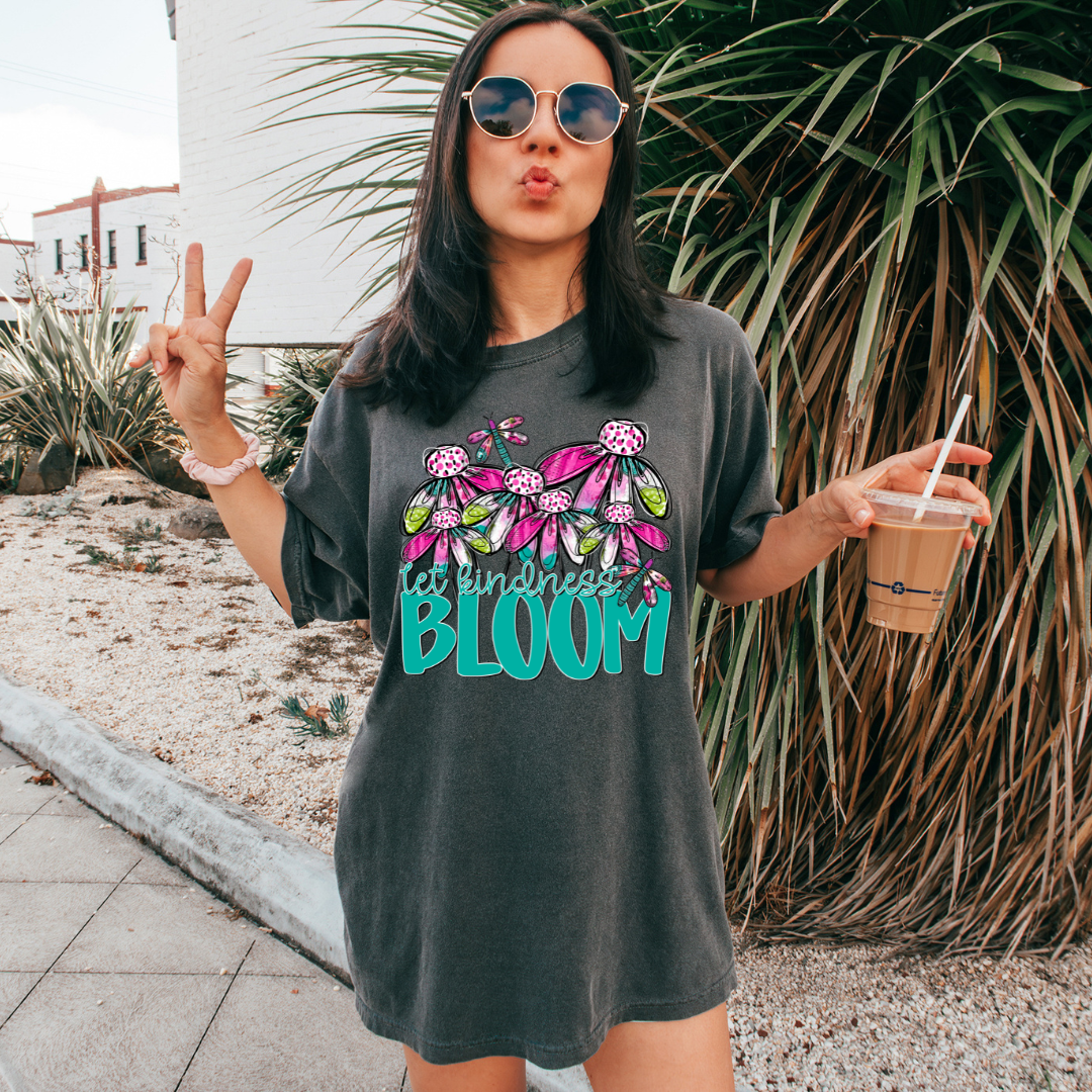 Let Kindness Bloom DTF Transfer