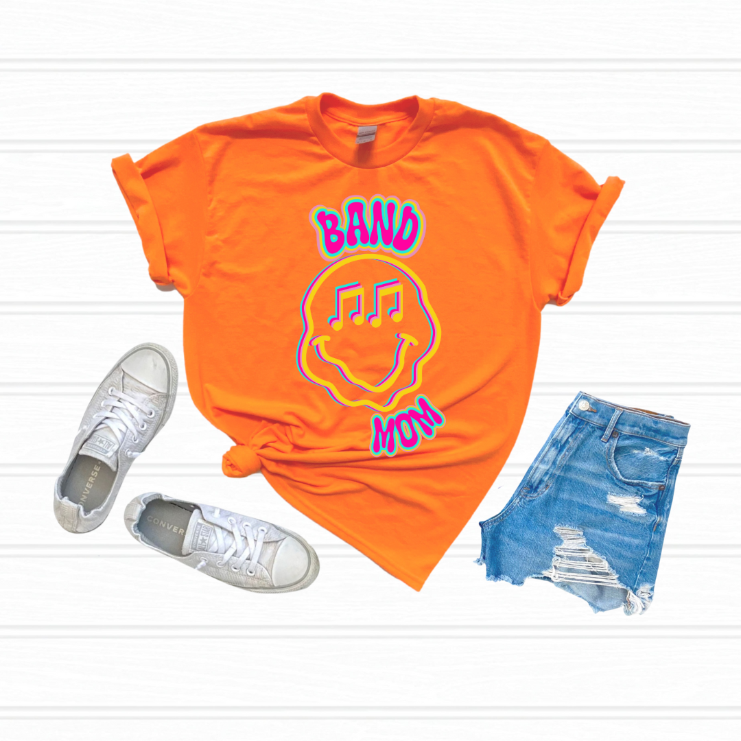 Drippy Neon Face Sports Mom