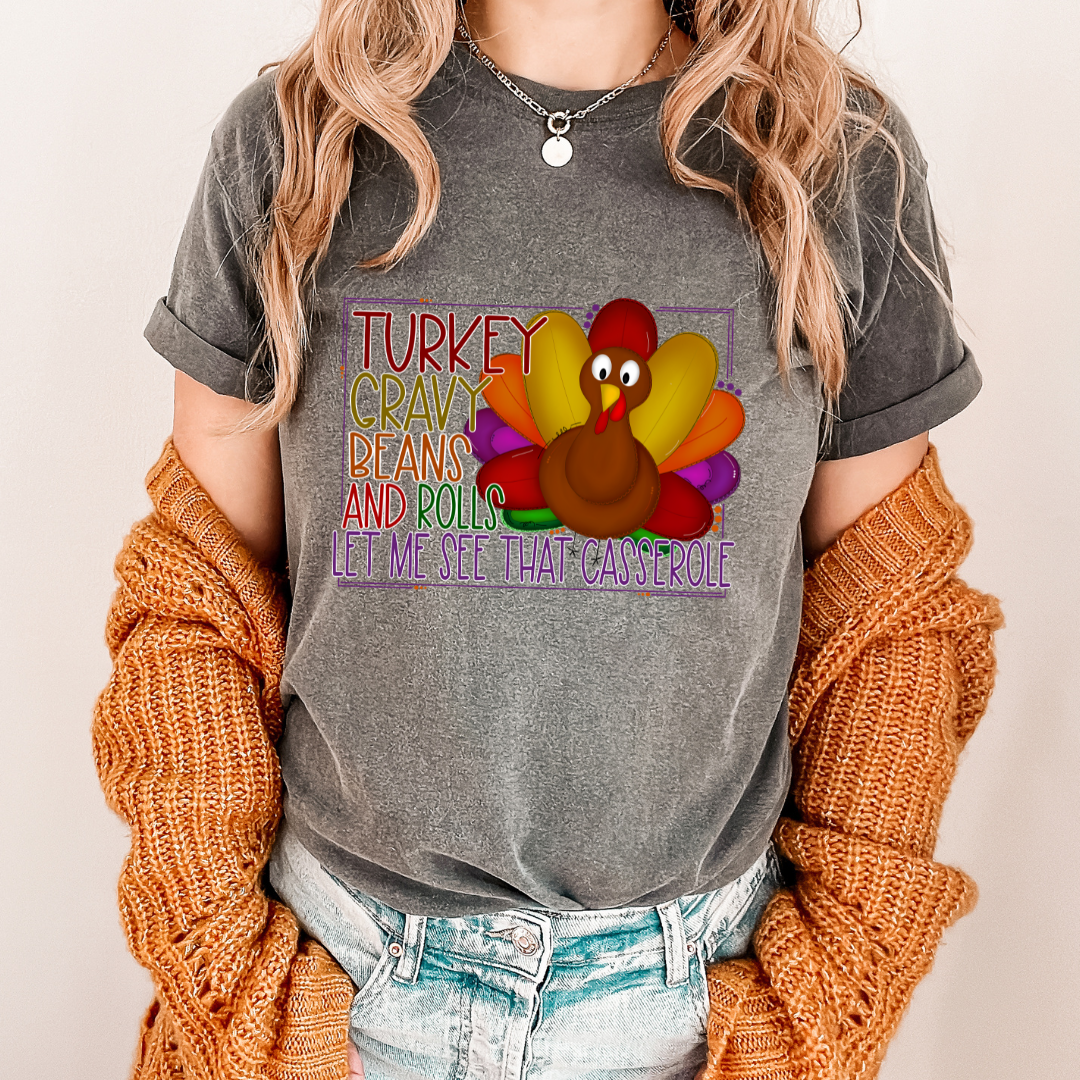 Let Me See The Casserole Turkey DTF