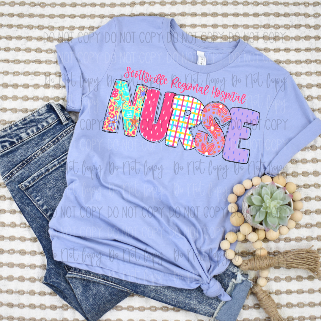 *Scribble Bright Occupations DTF Transfer