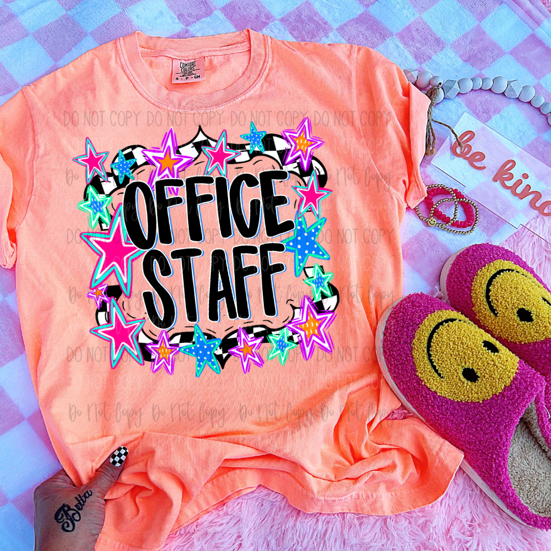 *Custom Stars School Frame DTF Transfer