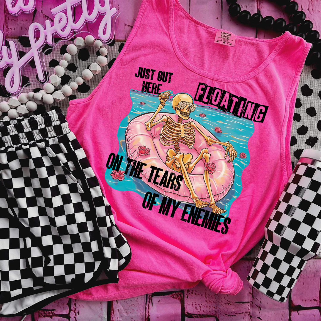 Floating On The Tears Of My Enemies DTF Transfer