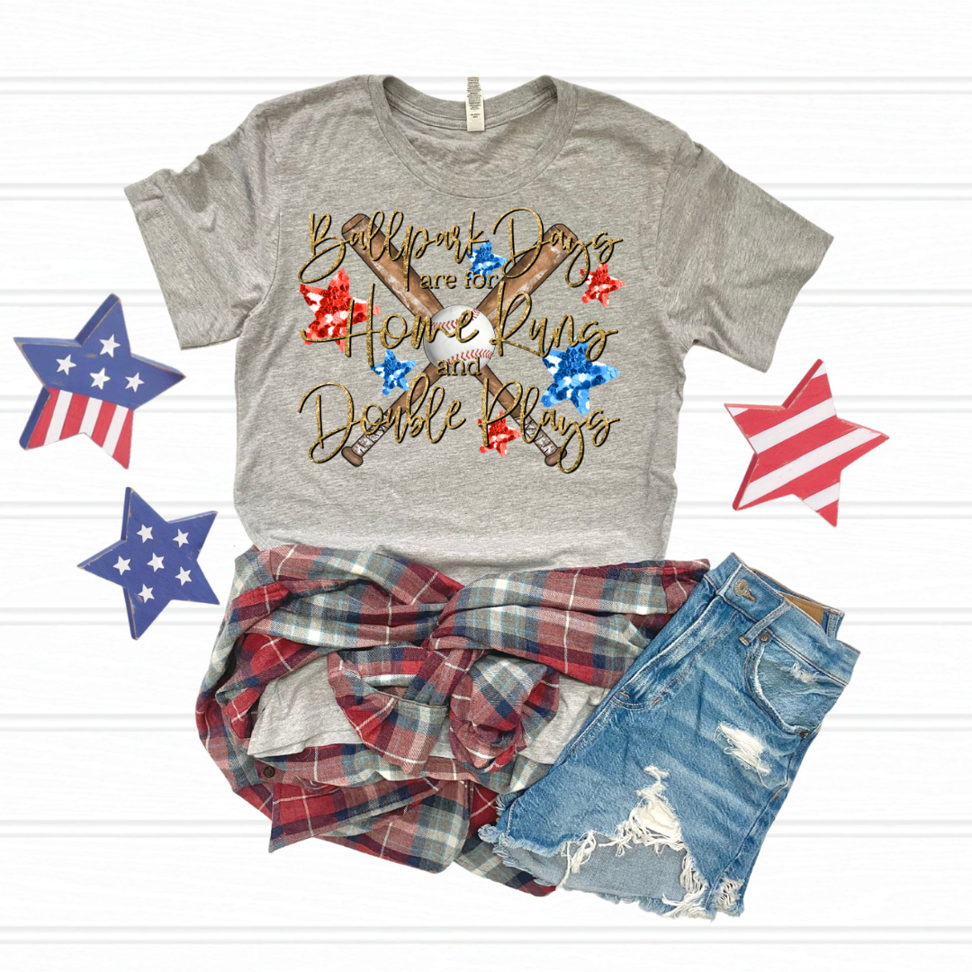 Home Runs & Double Plays DTF Transfer