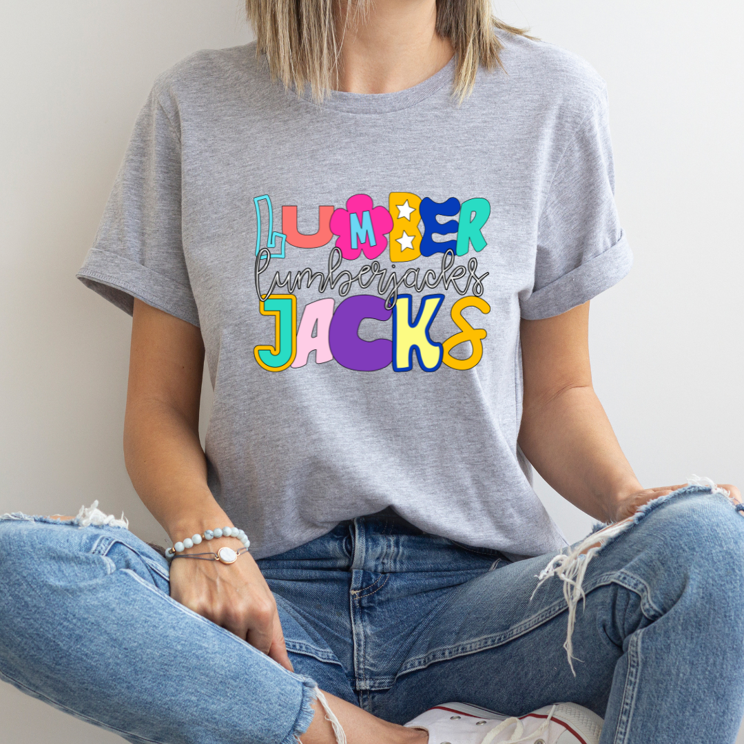 Fun and Funky Mascots Lumberjacks DTF