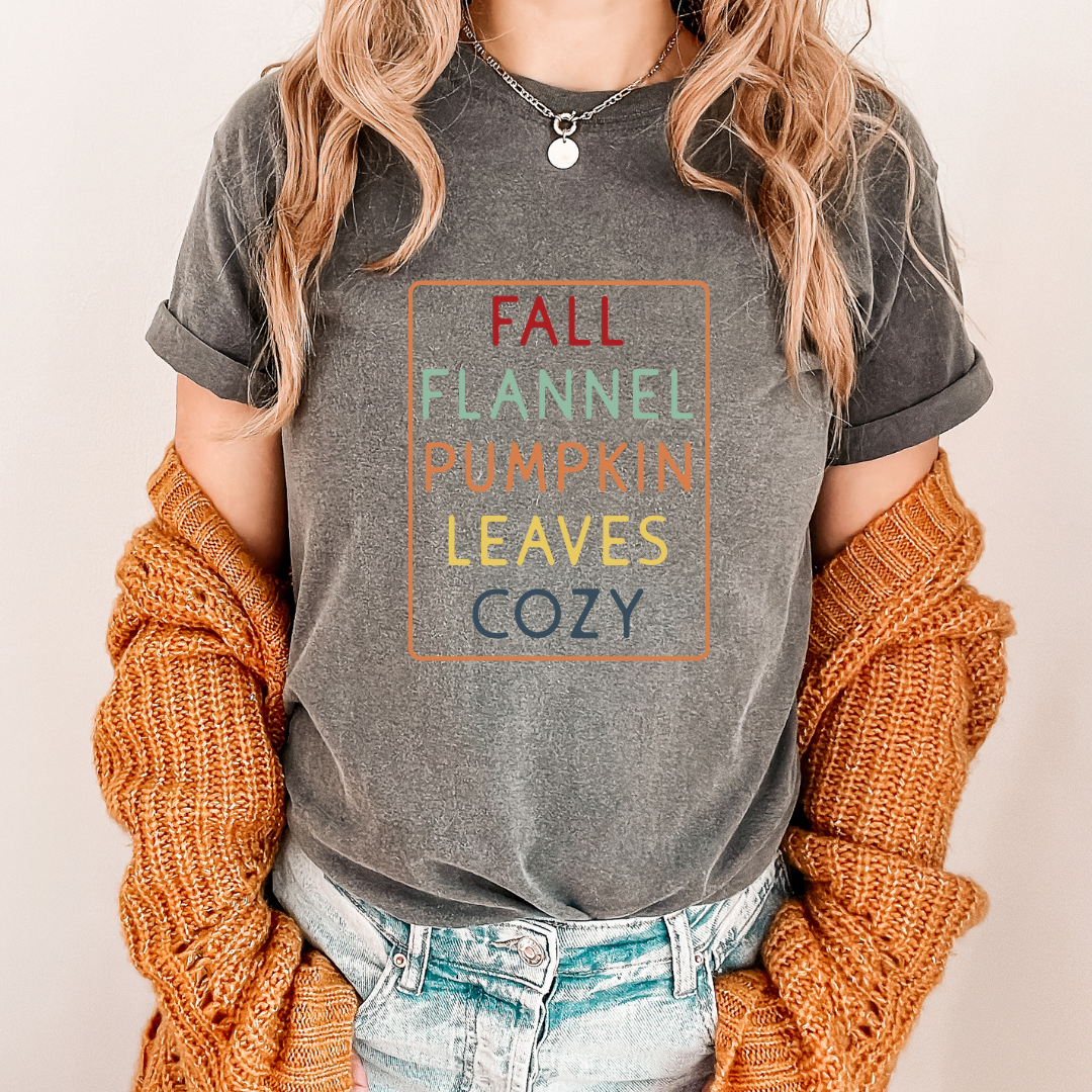 Autumn Words Box DTF