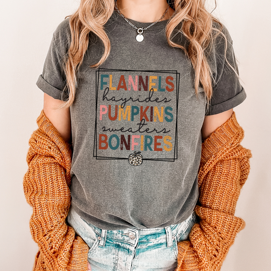 Flannels Bonfires Square DTF