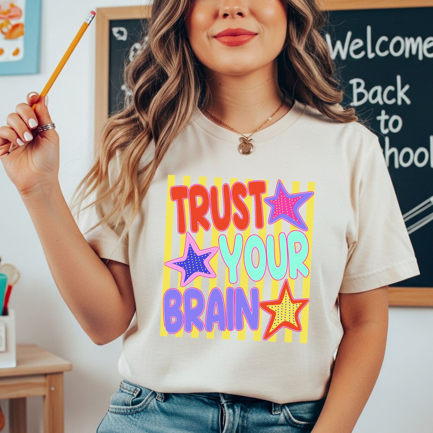 Trust Your Brain DTF Transfer