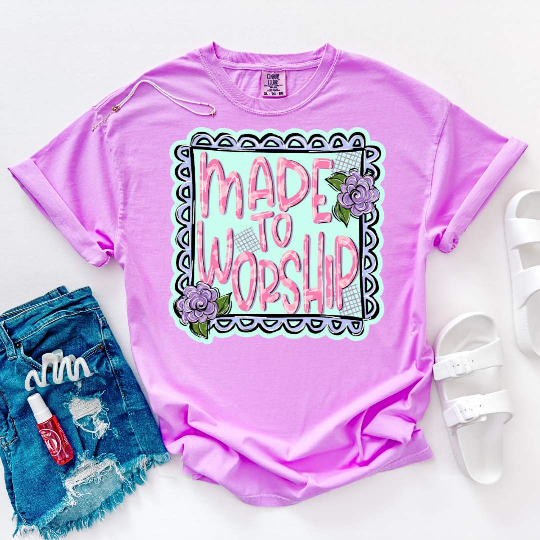 Made To Worship DTF Transfer