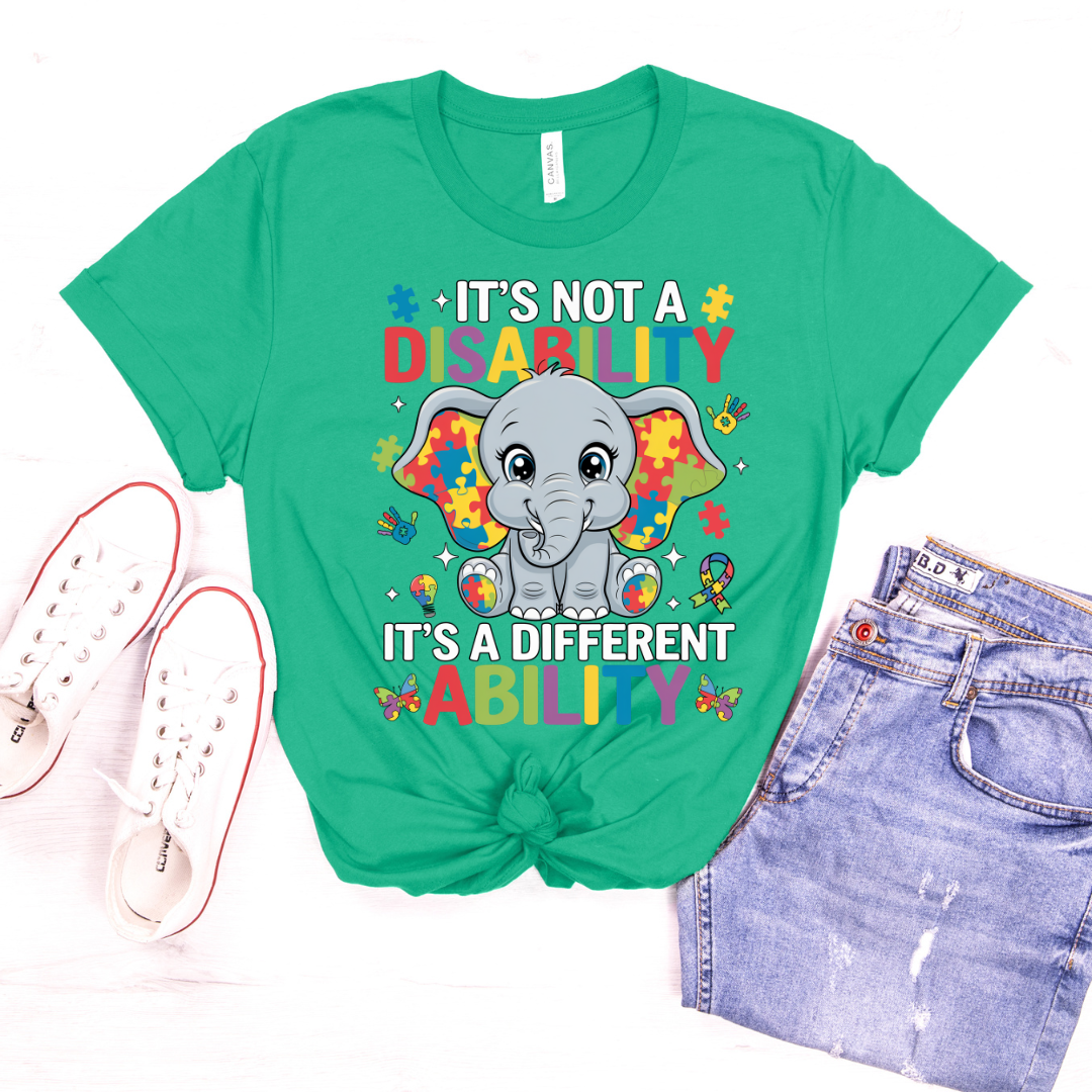 Different Ability Elephant DTF Transfer