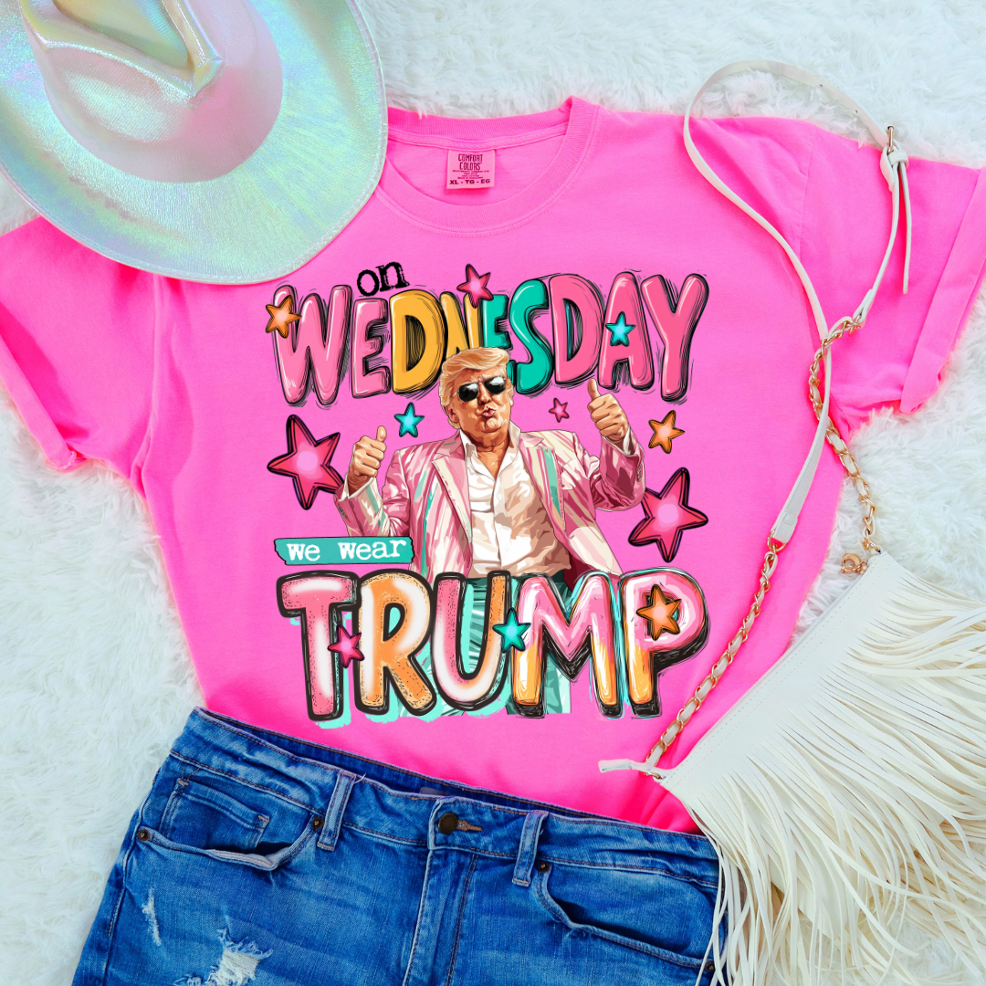 On Wednesday We Wear Trump DTF Transfer