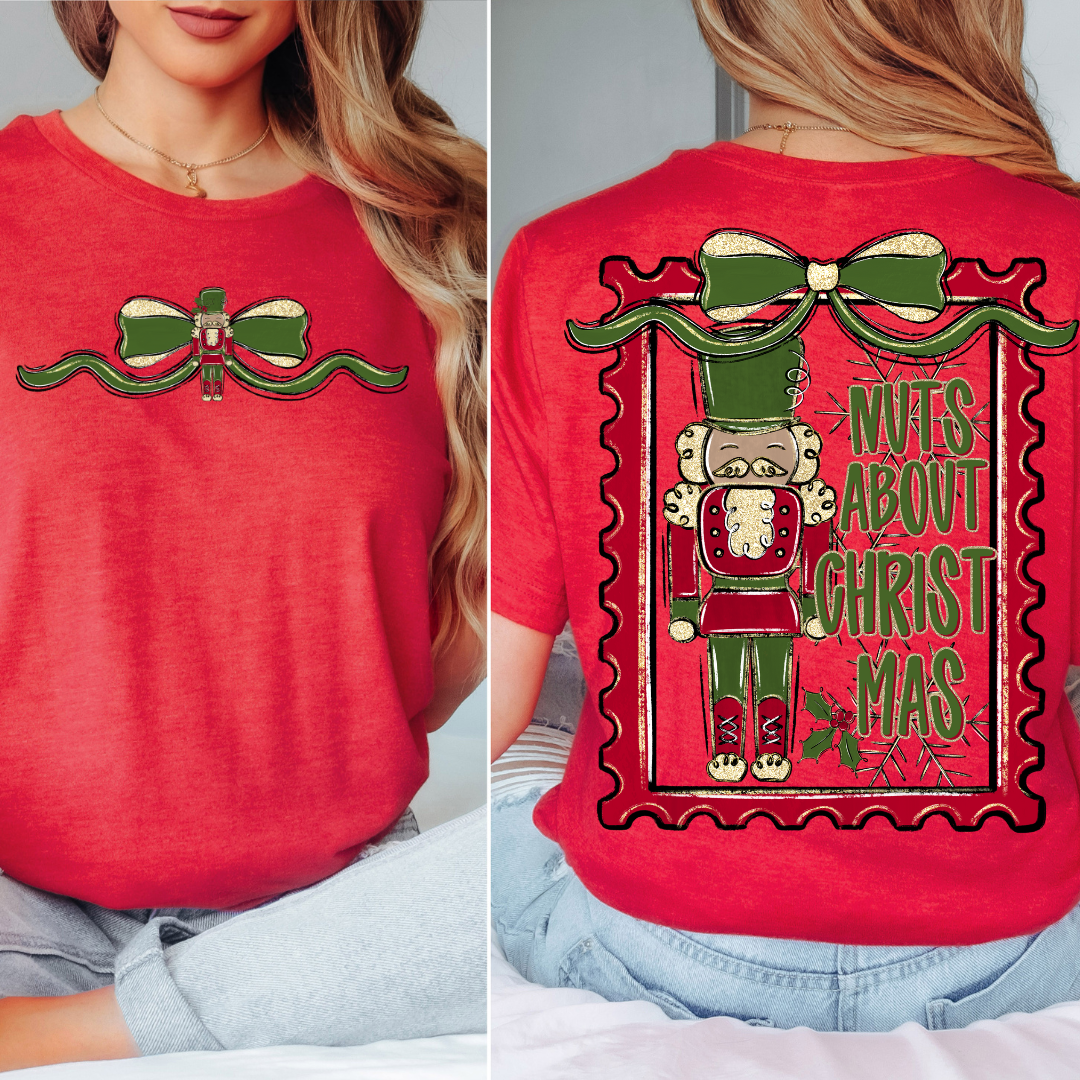 Nuts About Christmas DTF Transfer