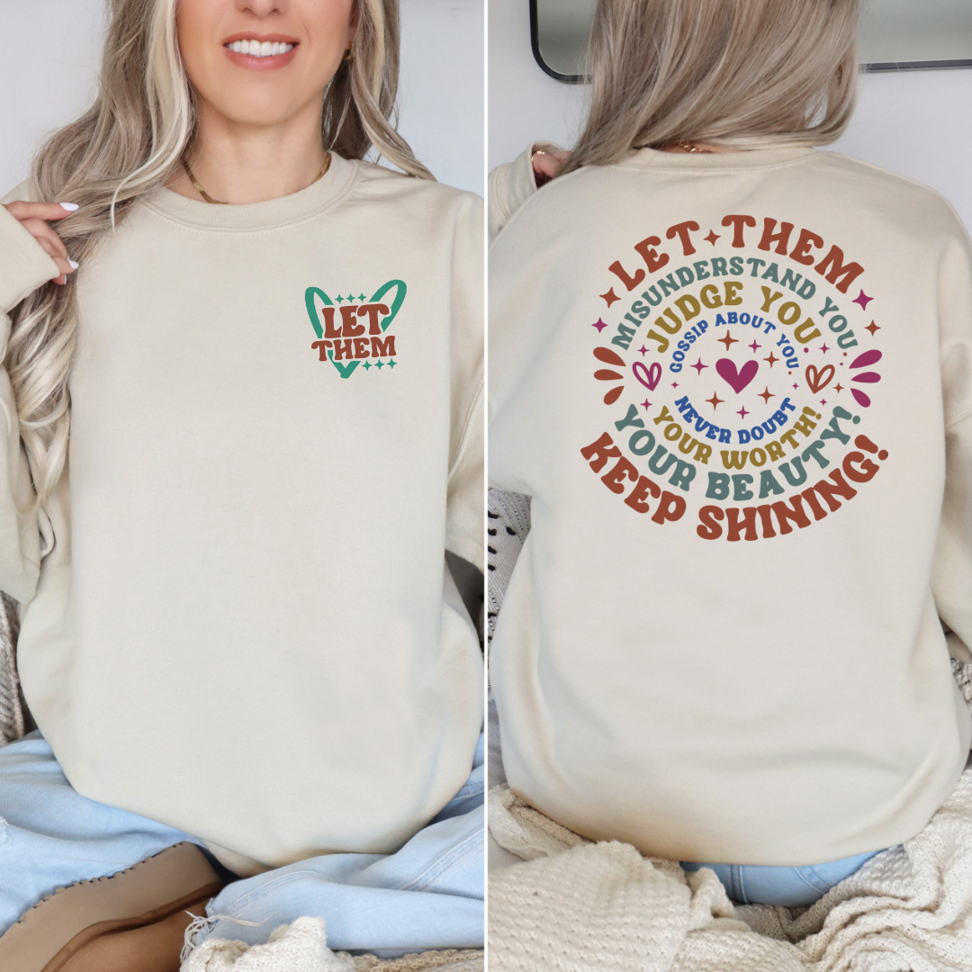 Let Them Front/Back DTF