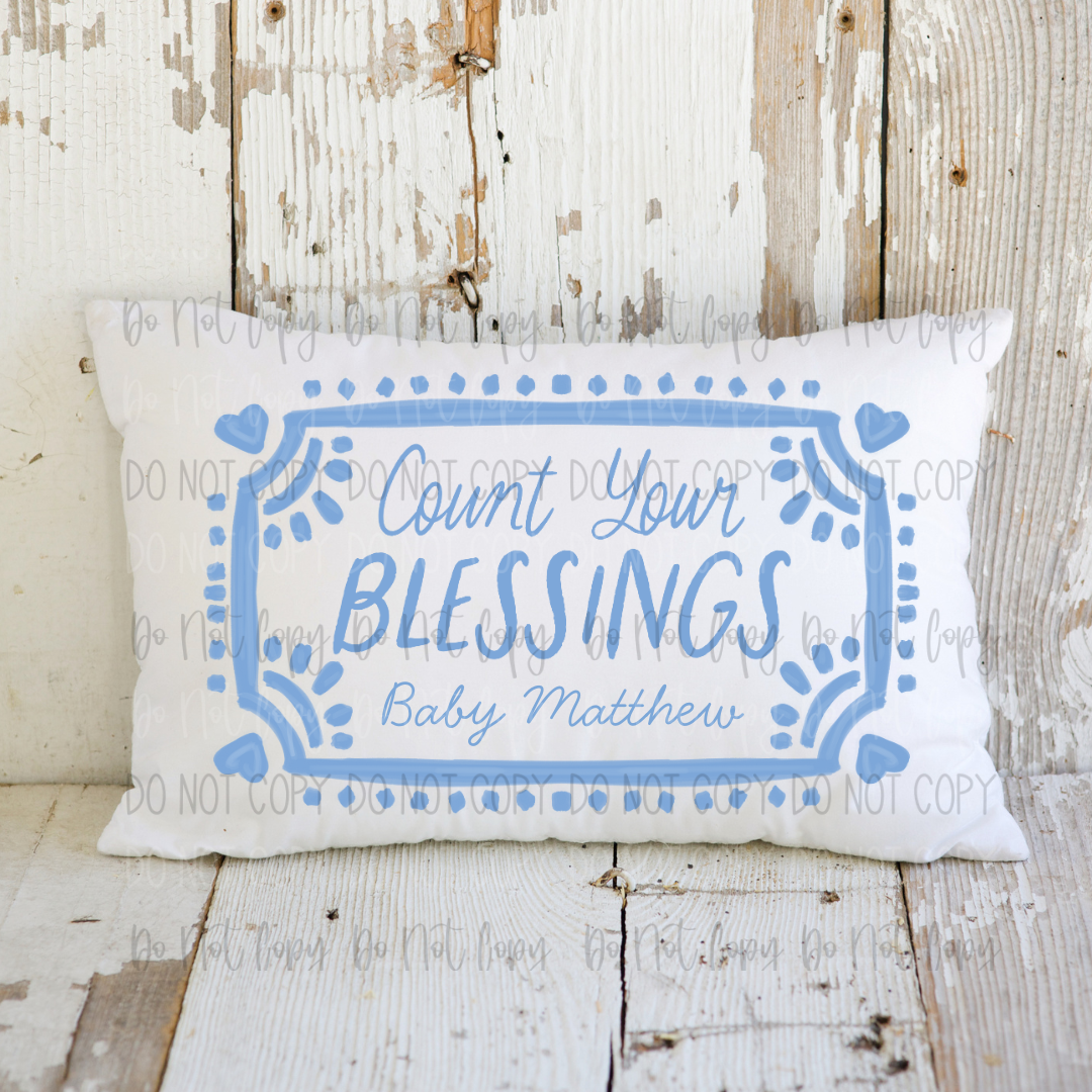 *Count Your Blessings Custom DTF Transfer