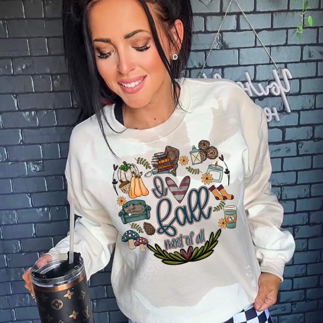 I Love Fall Most Of All Collage DTF Transfer