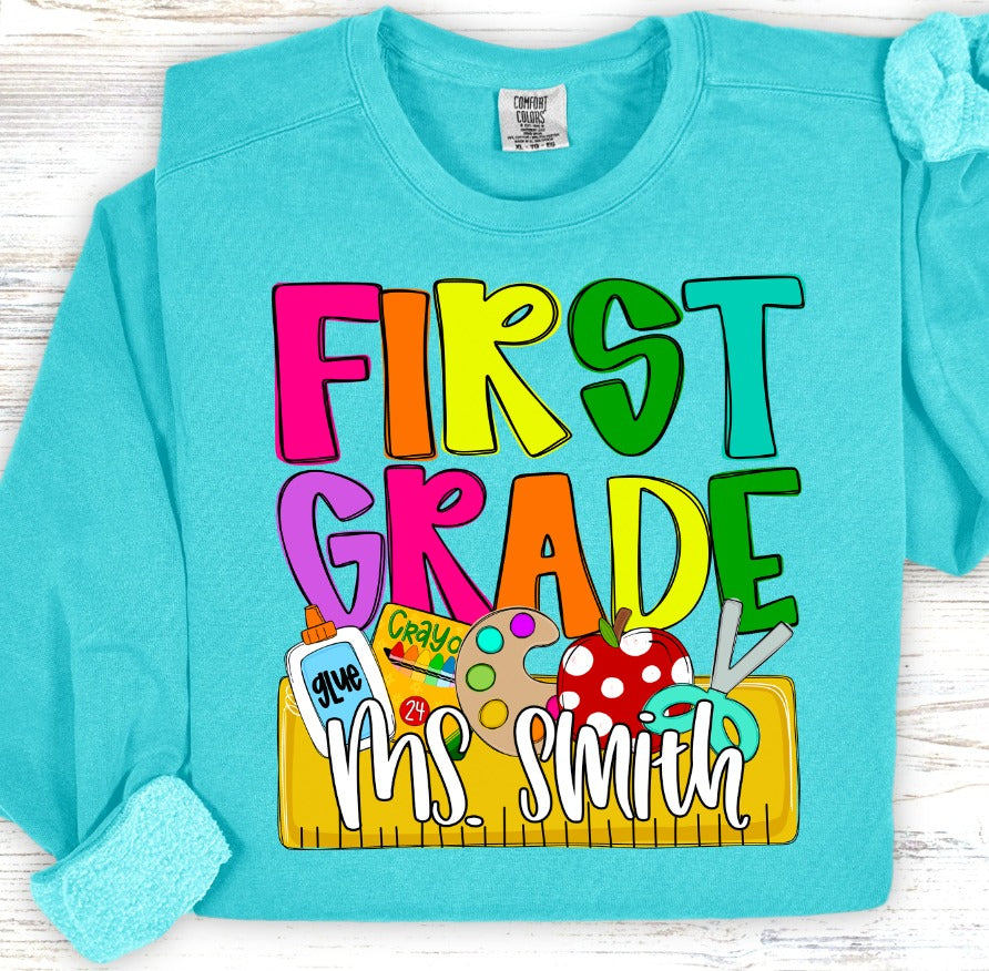 *Back To School Name Plates DTF Transfer