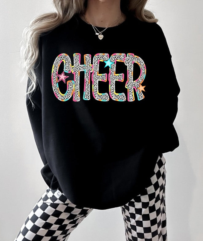 Bright Dottie Cheer DTF Transfer