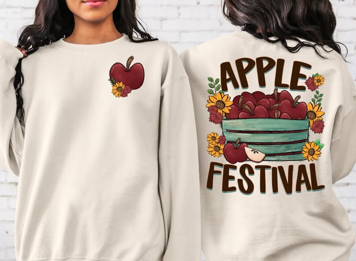 Fall Festival Front Back DTF Transfer