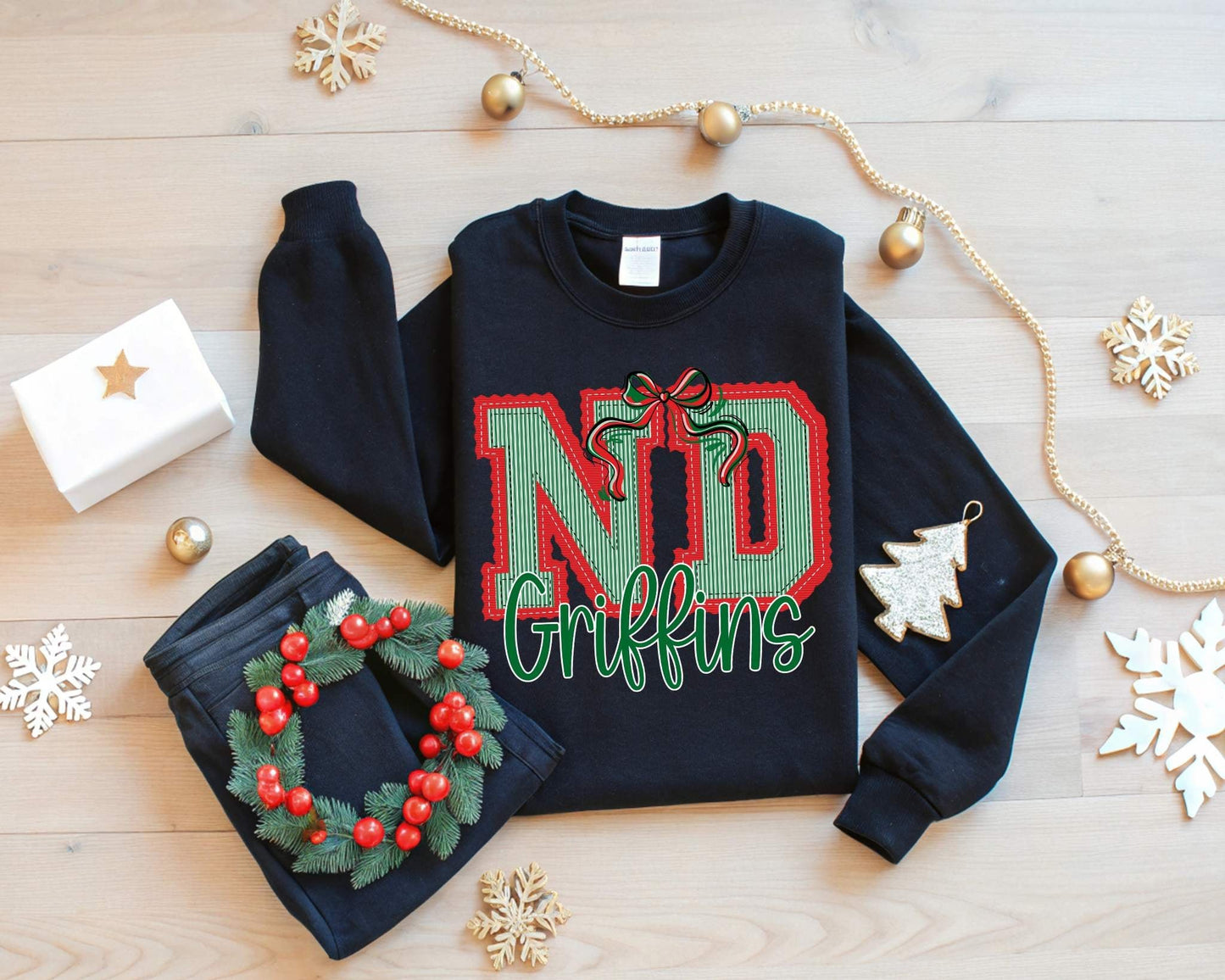 Christmas States DTF Transfer