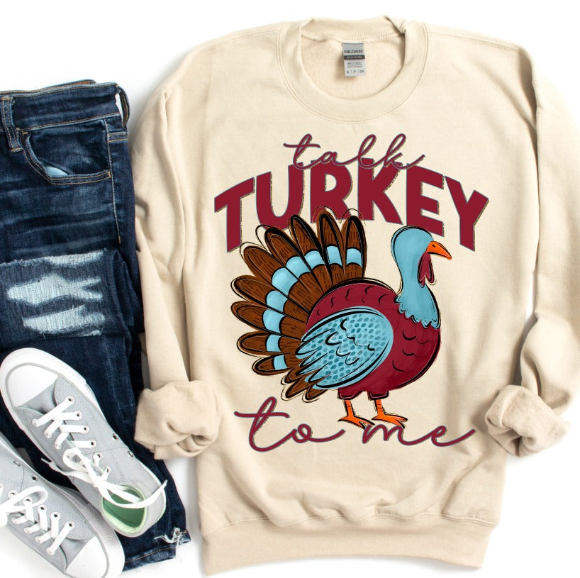 Talk Turkey To Me DTF Transfer
