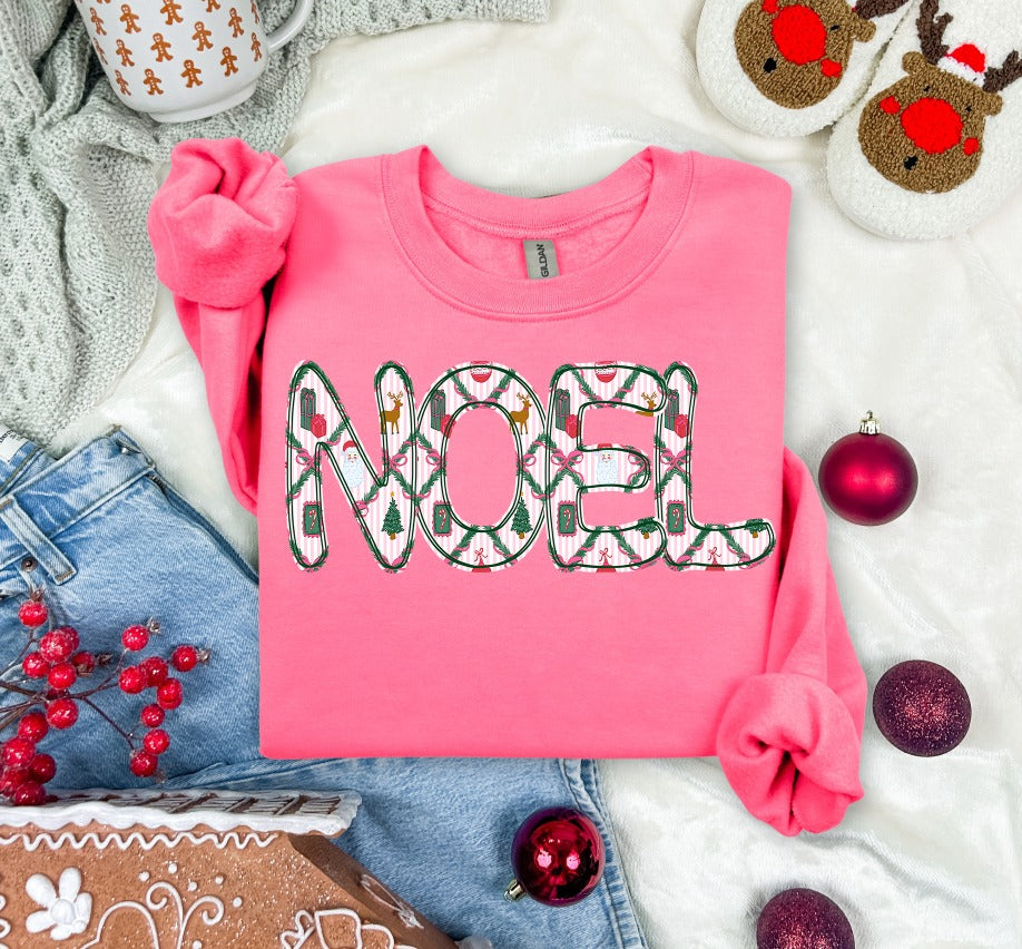 *Christmas Doodles Custom Alpha DTF Transfer