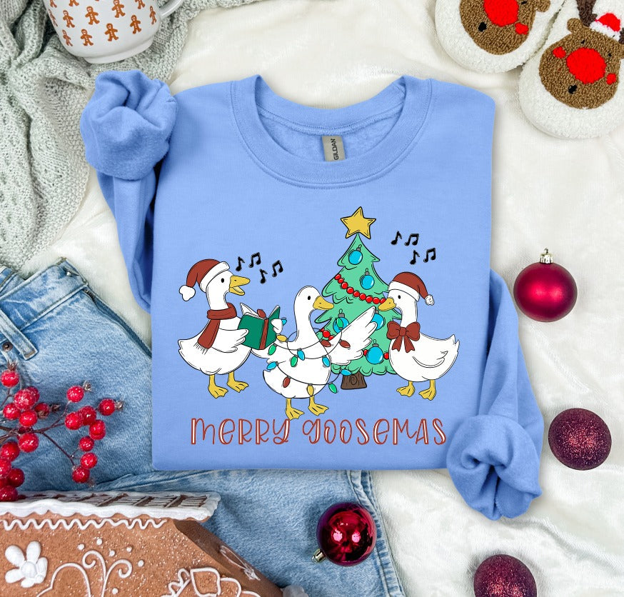 Merry Goosemas DTF Transfer