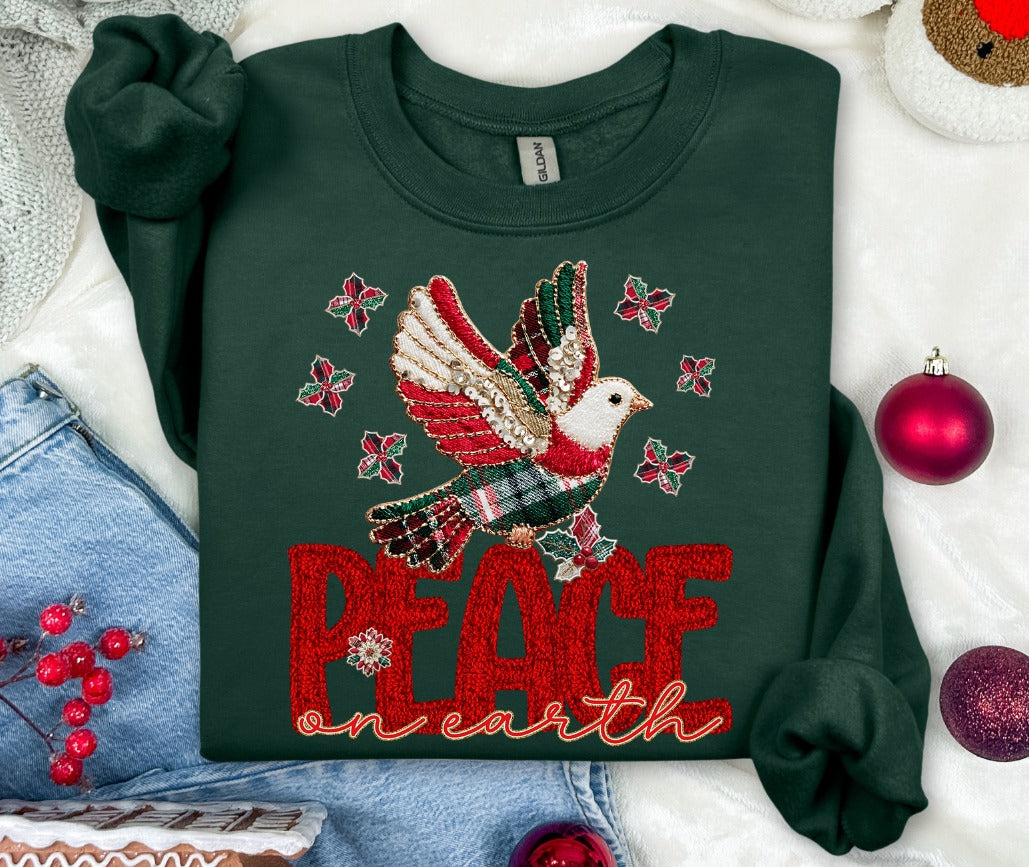 Peace On Earth DTF Transfer