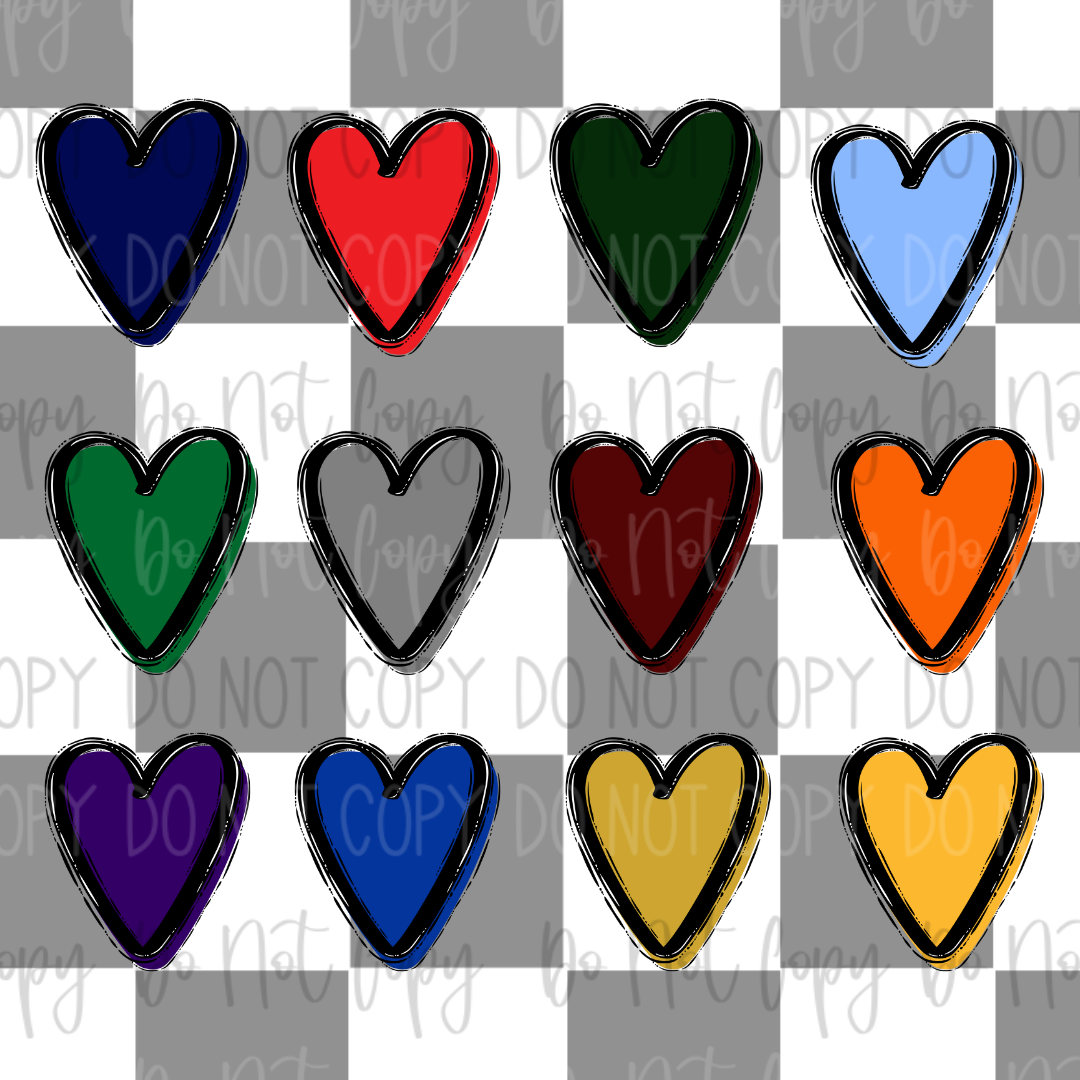 *Custom Checkered Spring Pop Alpha DTF Transfer