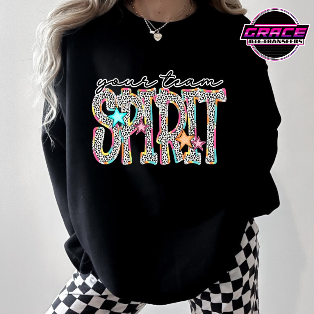 Bright Dottie Spirit DTF Transfer