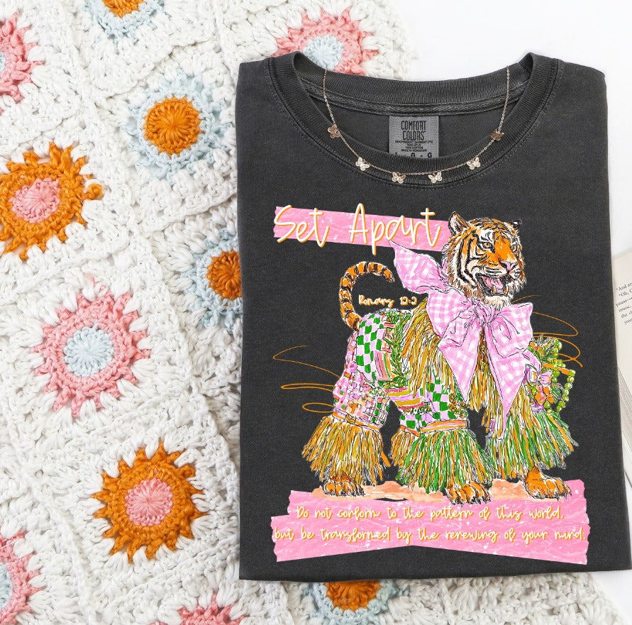 Romans 12:2 Tiger DTF Transfer