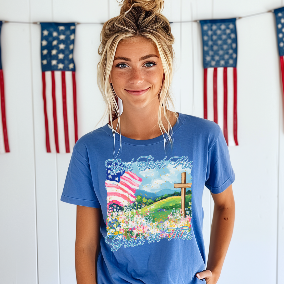 God Shed His Grace On Thee DTF Transfer