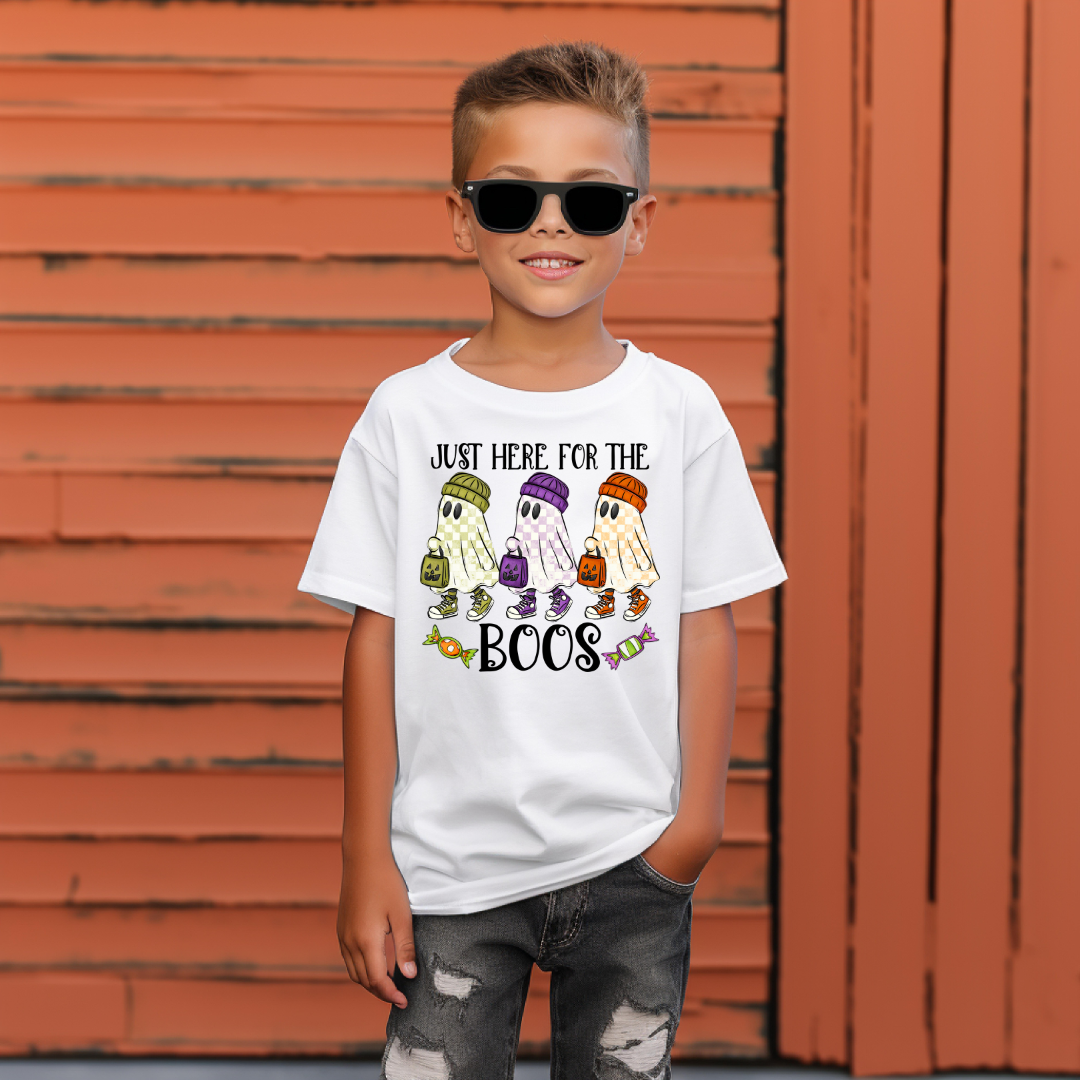 Just Here For The Boo's Ghost DTF Transfer