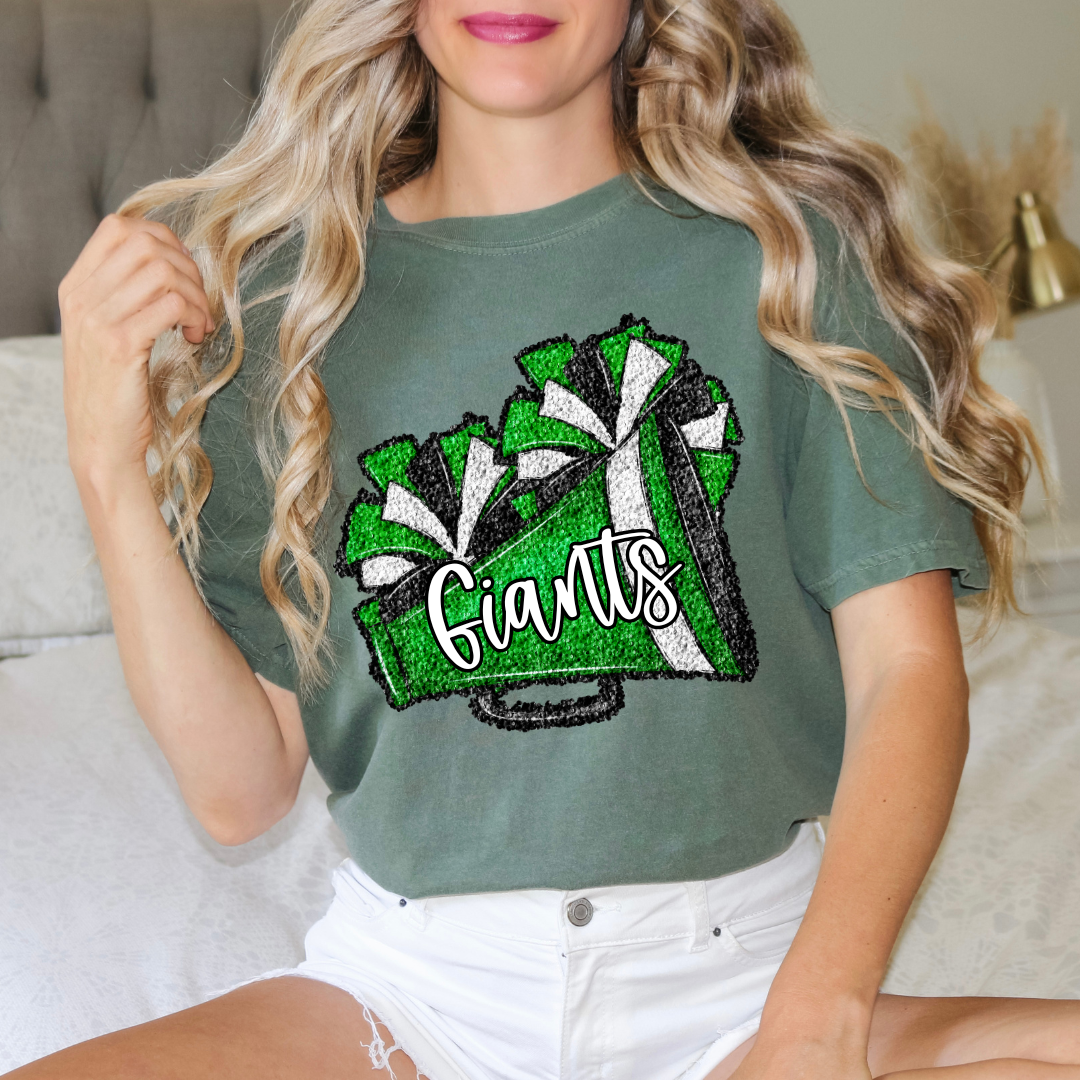 Sequin Cheer Pom DTF Transfer