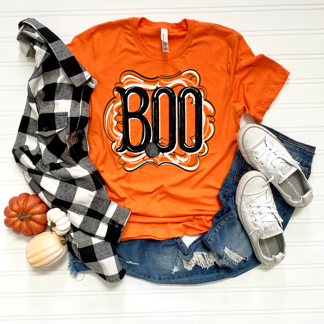 Boo Spider Frame DTF Transfer